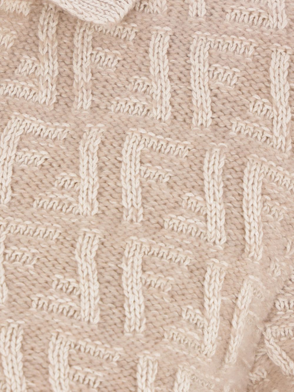 Fendi T-Shirts And Polos Beige Wool Cashmere