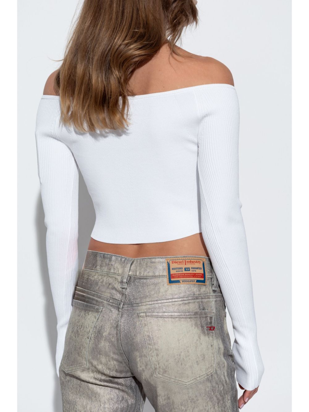 Diesel Top White Viscose