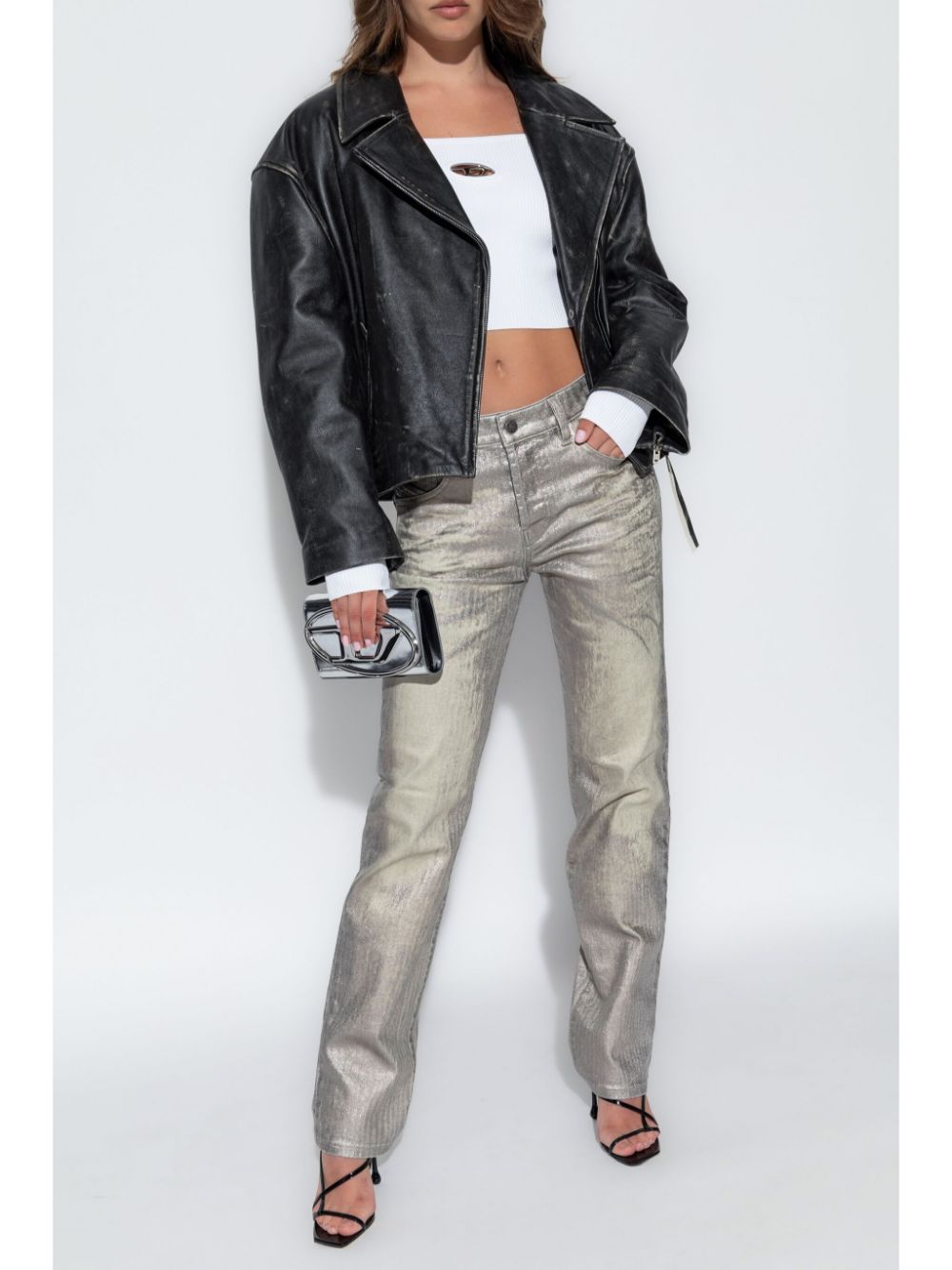 Diesel Top White Viscose