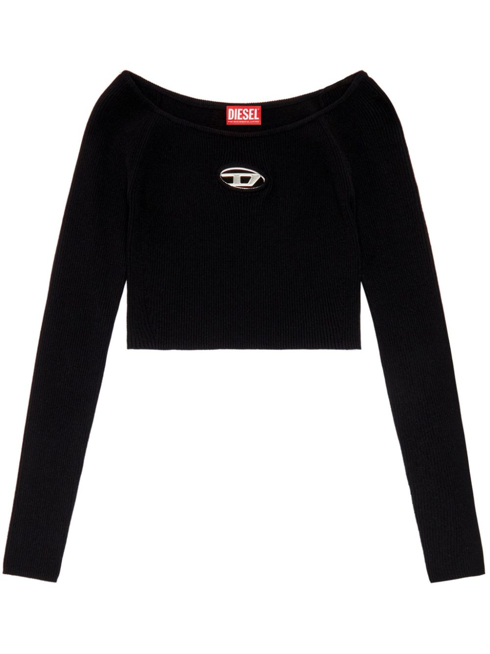 Diesel Top Black Fsc Viscose