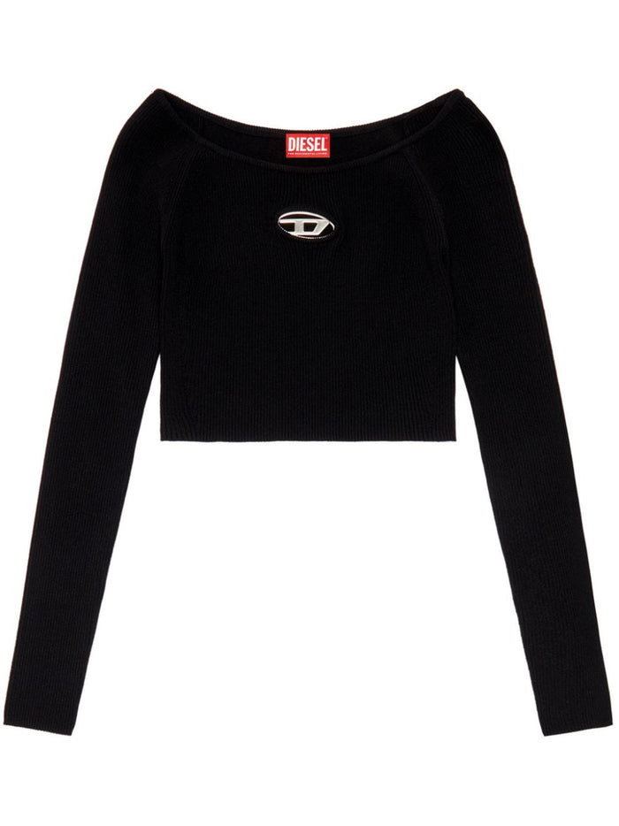 Diesel Top Black Fsc Viscose