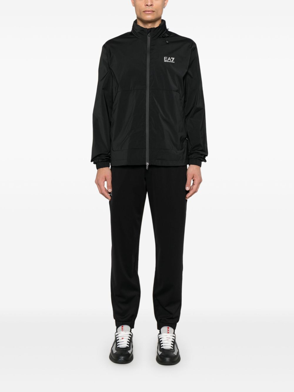 Ea7 Coats Nero Outer: Polyurethane