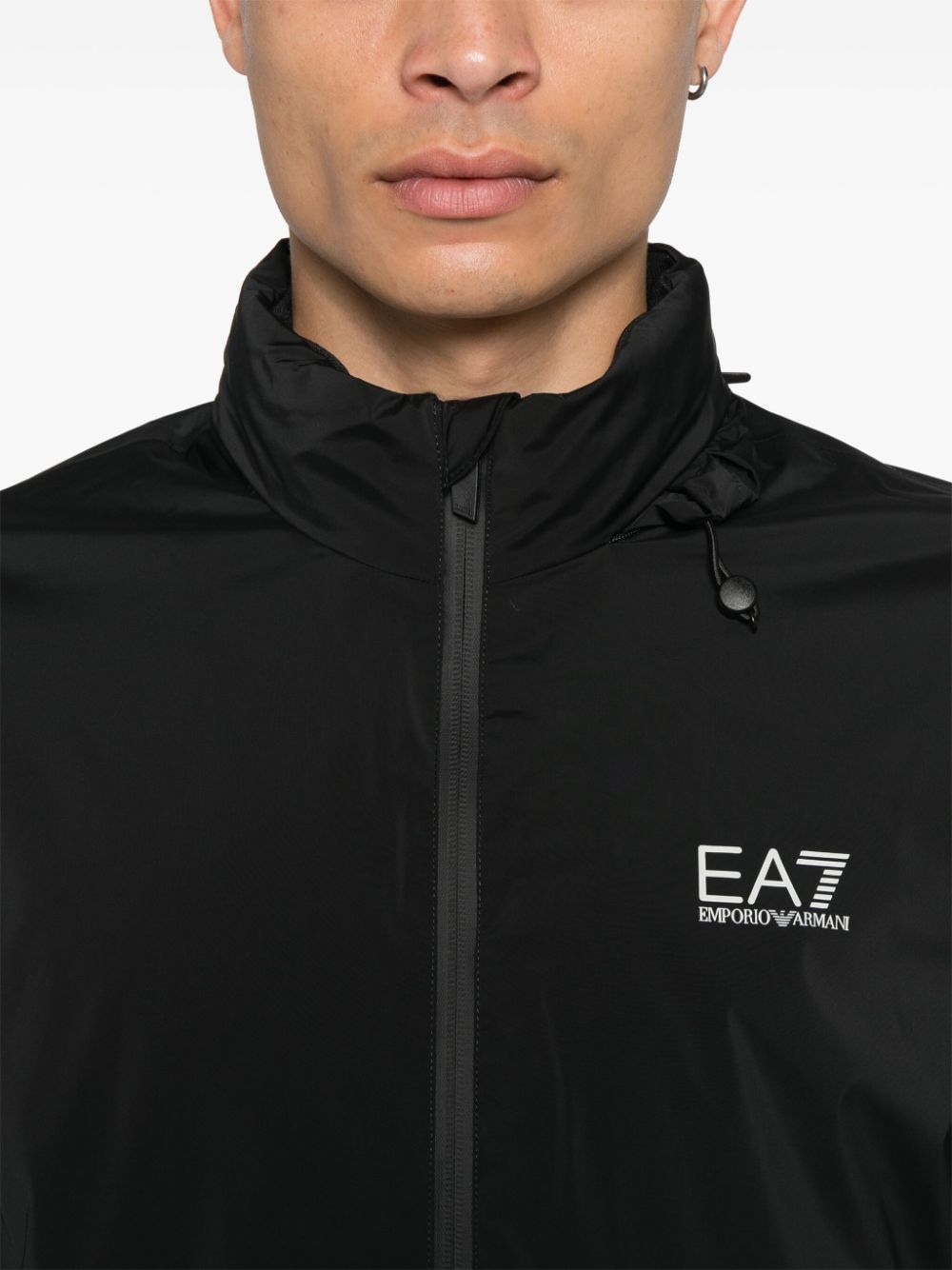 Ea7 Coats Nero Outer: Polyurethane
