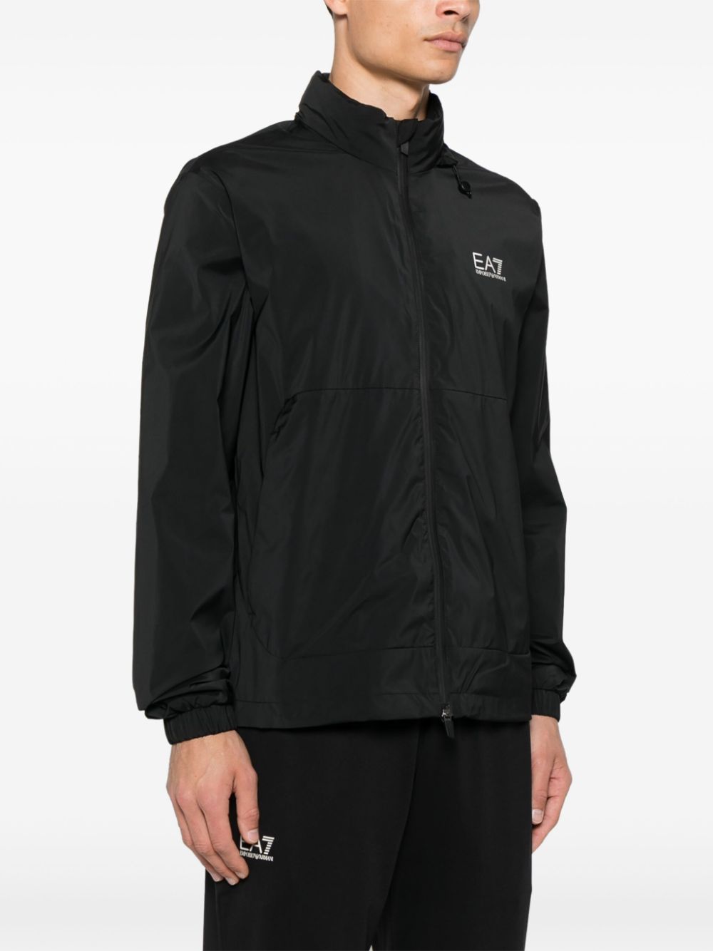 Ea7 Coats Nero Outer: Polyurethane