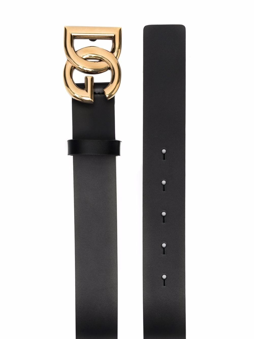 Dolce & Gabbana Belts Black Calf Leather