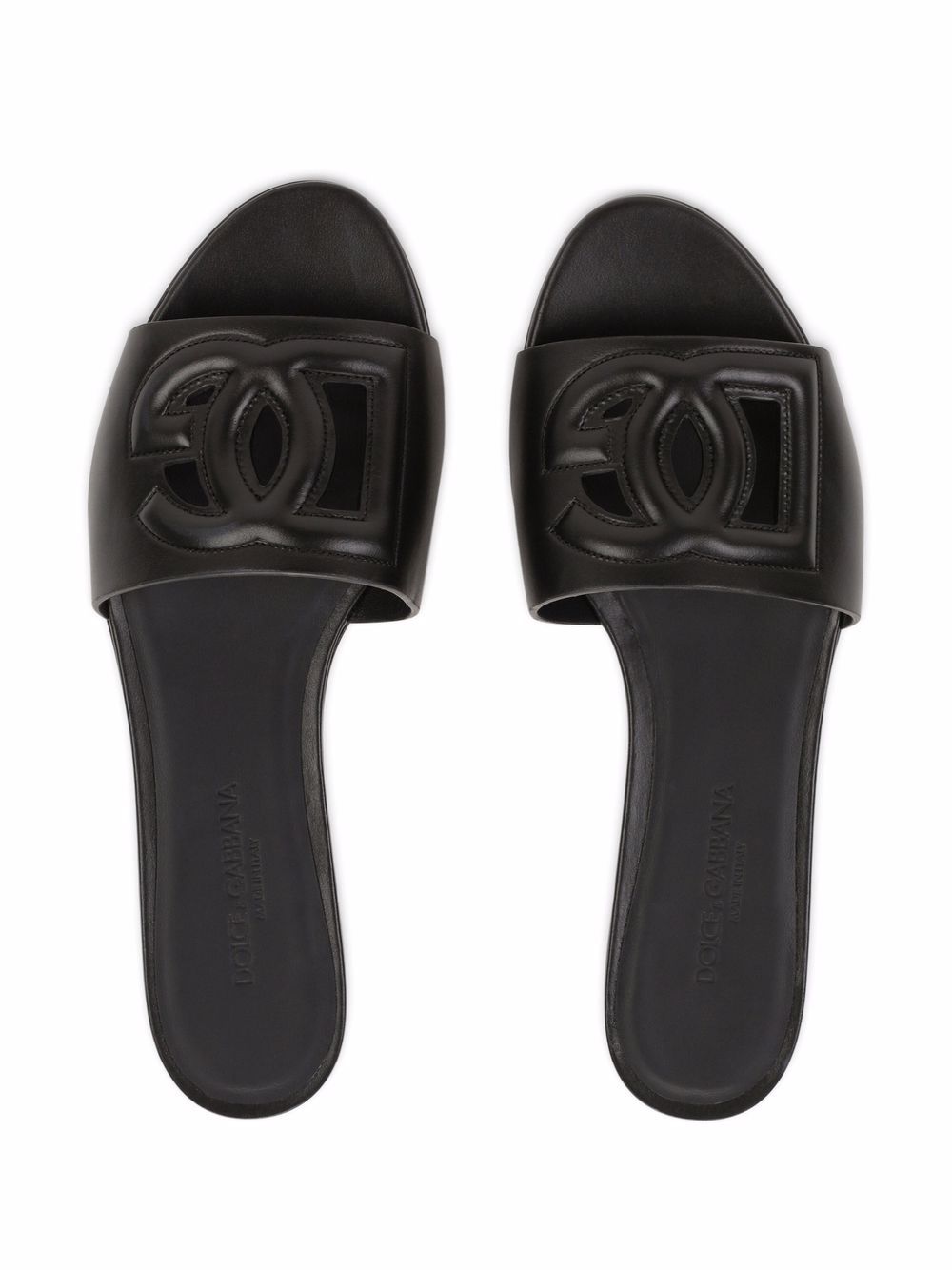 Dolce & Gabbana Sandals Black Outer: Calf Leather