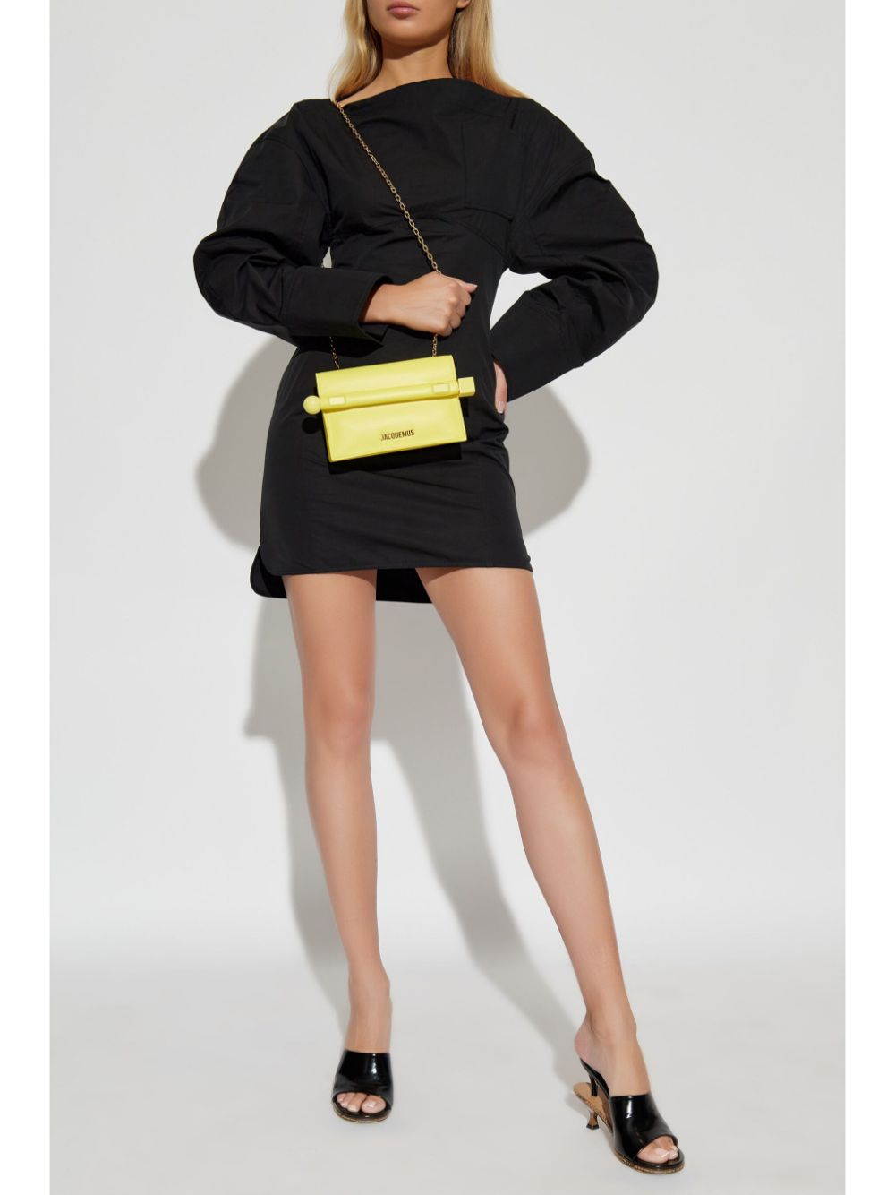 JACQUEMUS Dresses Black Cotton