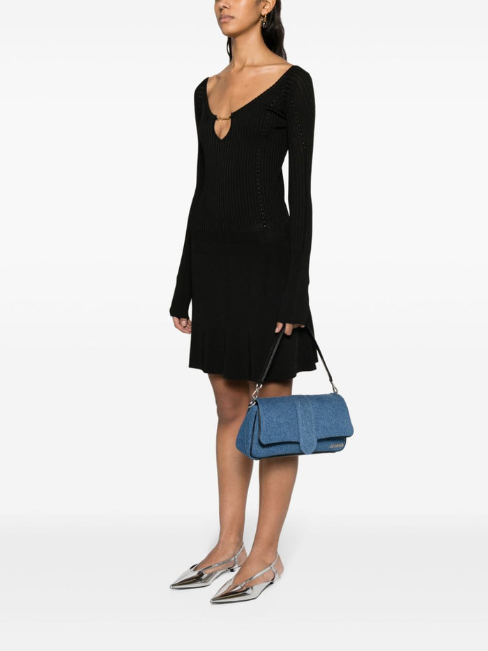JACQUEMUS Dresses Black Viscose Polyester