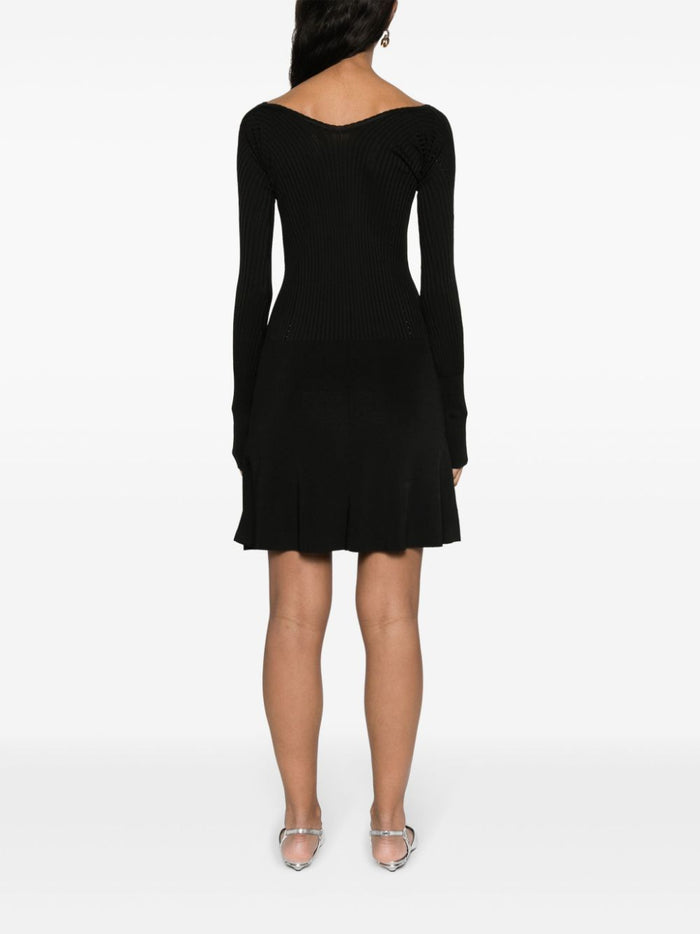 JACQUEMUS Dresses Black Viscose Polyester