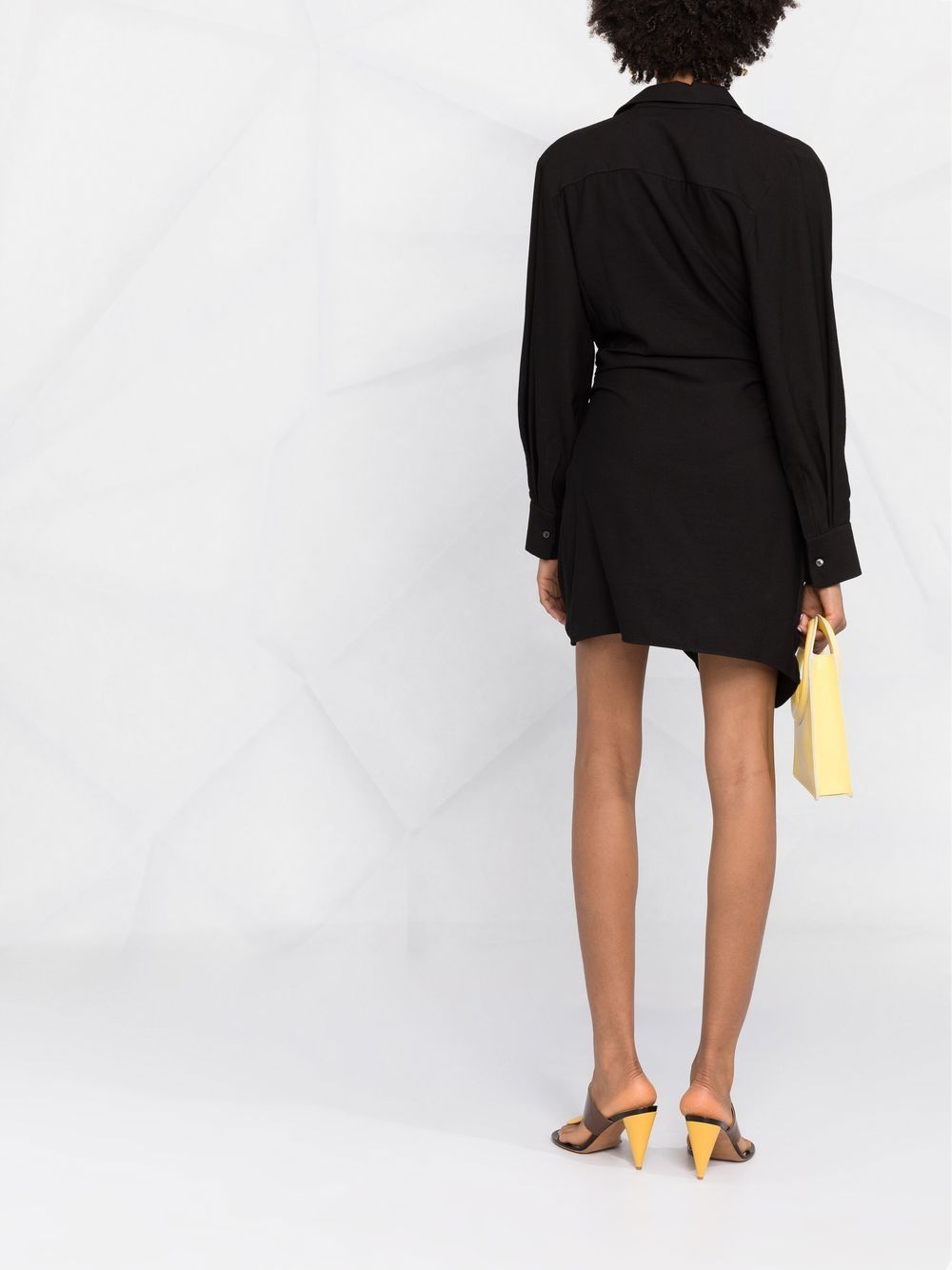 JACQUEMUS Dresses Black Viscose Polyamide
