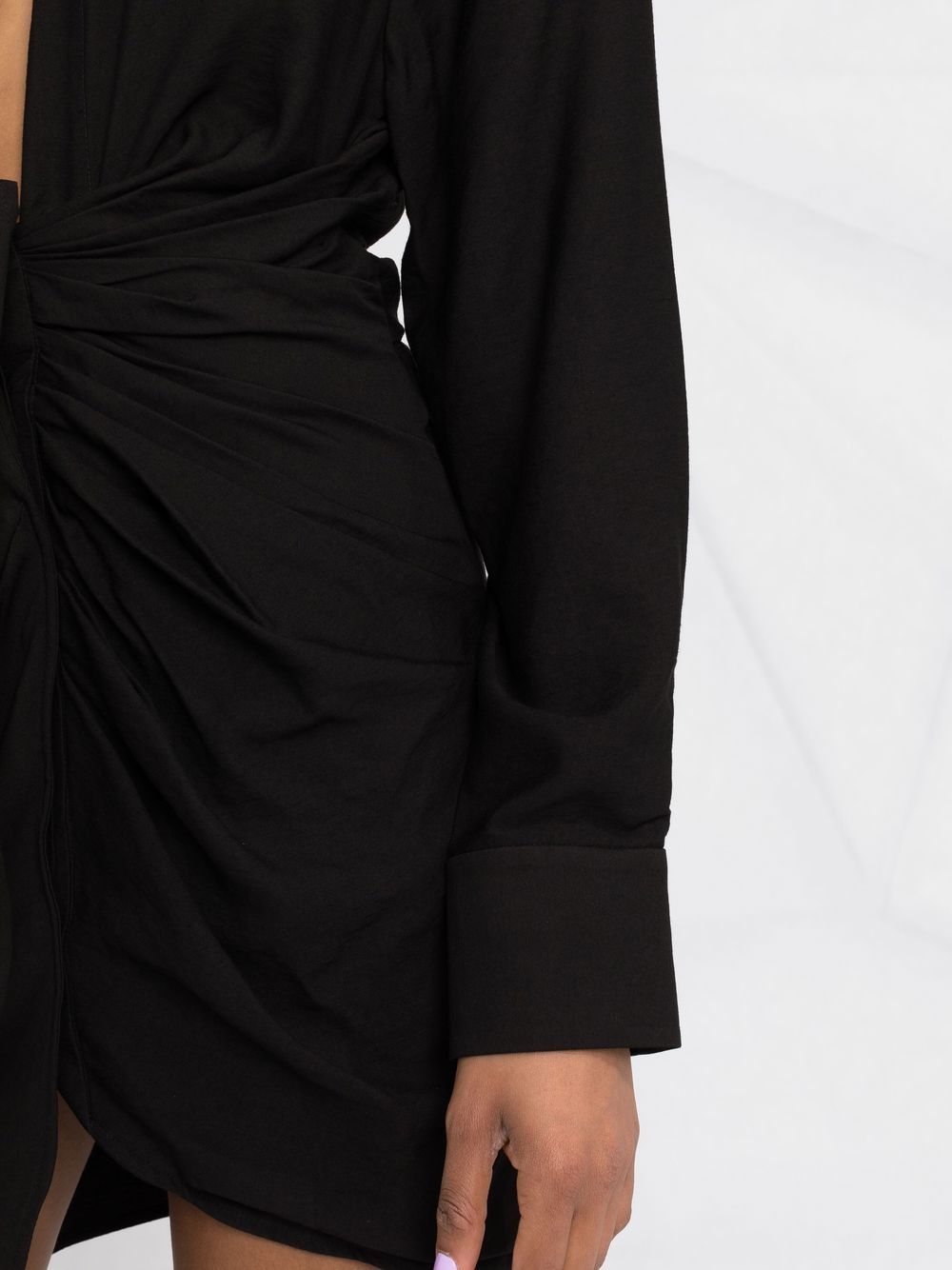 JACQUEMUS Dresses Black Viscose Polyamide