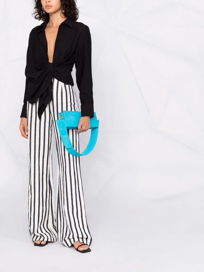 Jacquemus Shirts Black Viscose Polyamide