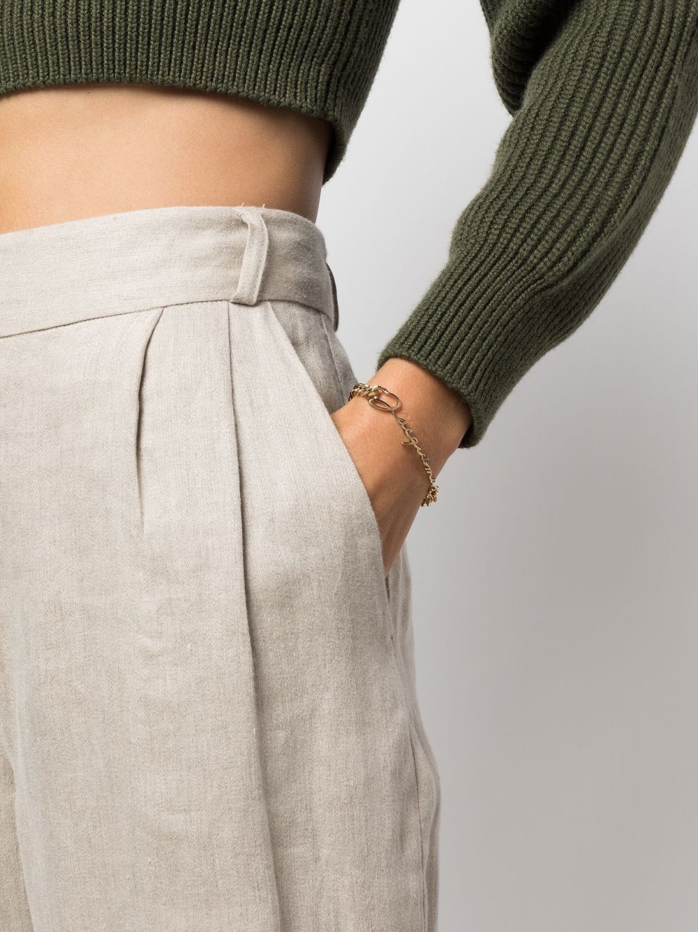 Jacquemus Bijoux Golden Brass