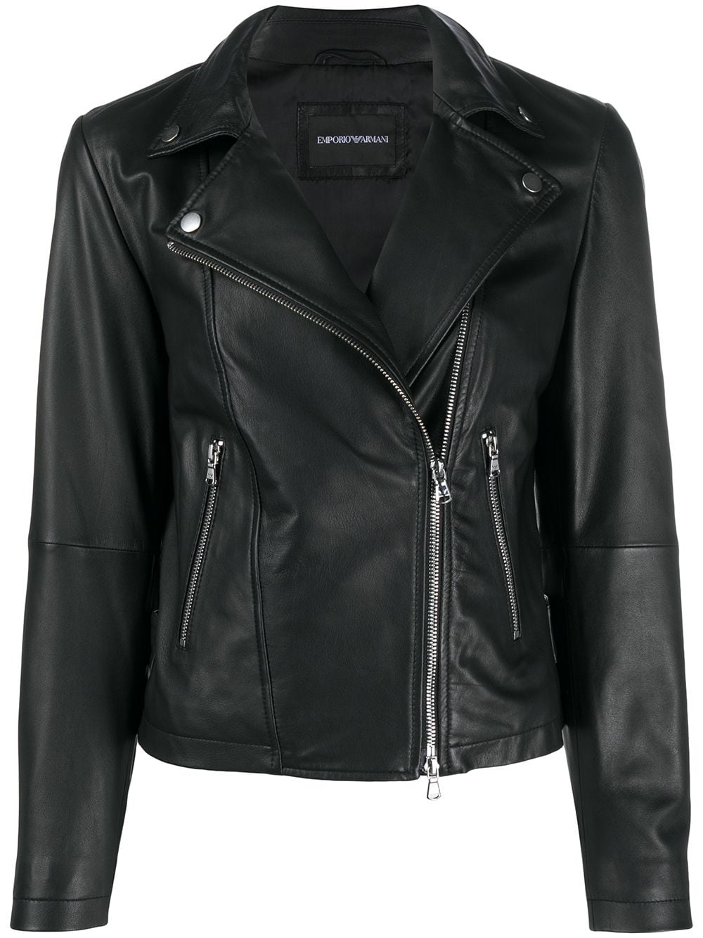 Emporio Armani Jackets Nero Leather