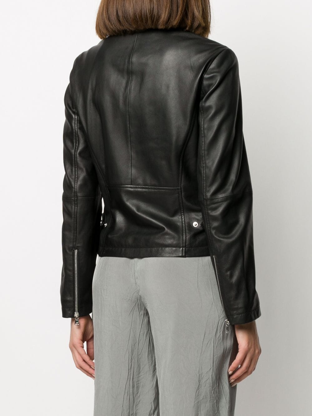 Emporio Armani Jackets Nero Leather
