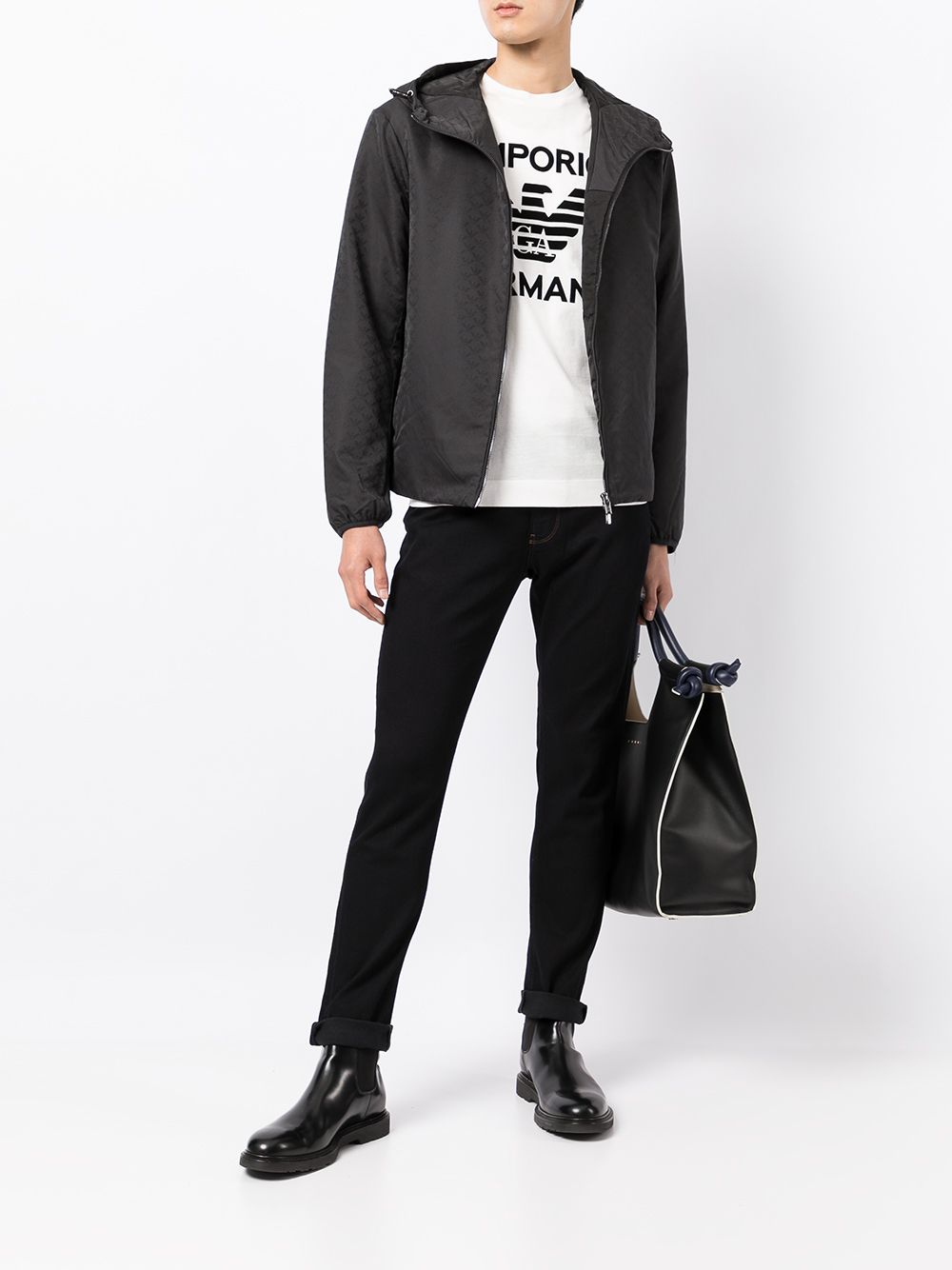 Emporio Armani Coats Nero Polyester