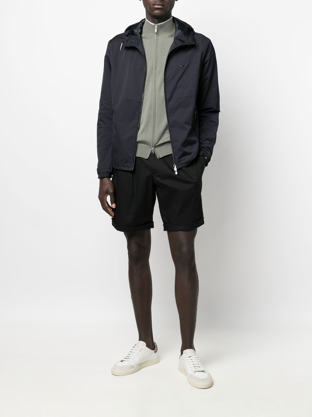 Emporio Armani Coats Blu Polyester