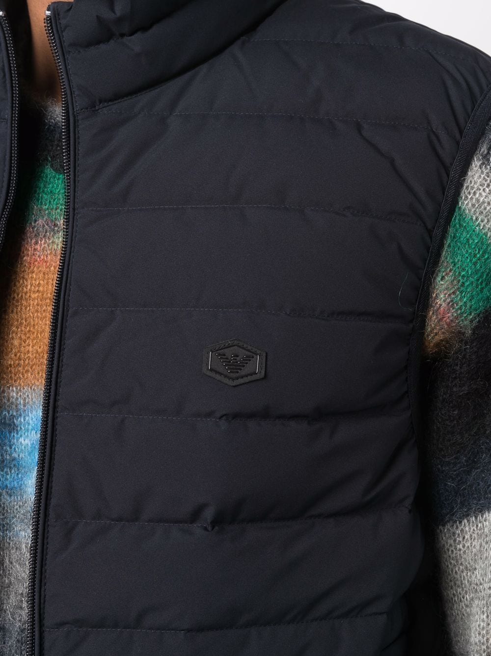 Emporio Armani Jackets Blu Lining: Feather Down