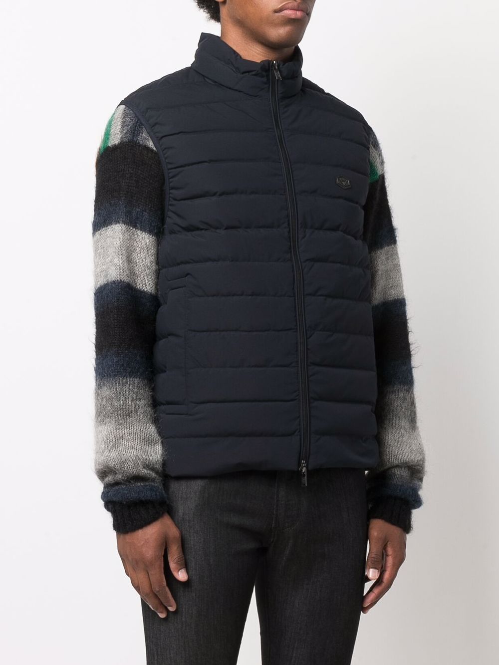 Emporio Armani Jackets Blu Lining: Feather Down