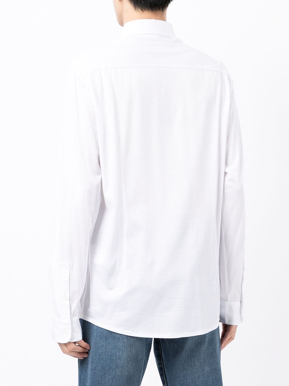 Emporio Armani Shirts Bianco Lyocell