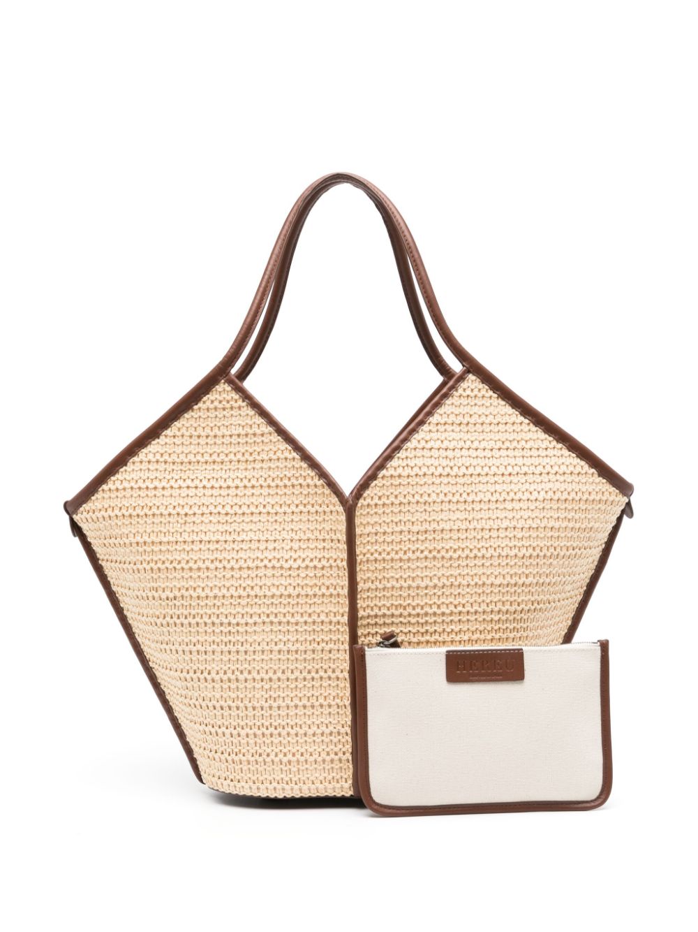 Hereu Bags Leather Brown Raffia