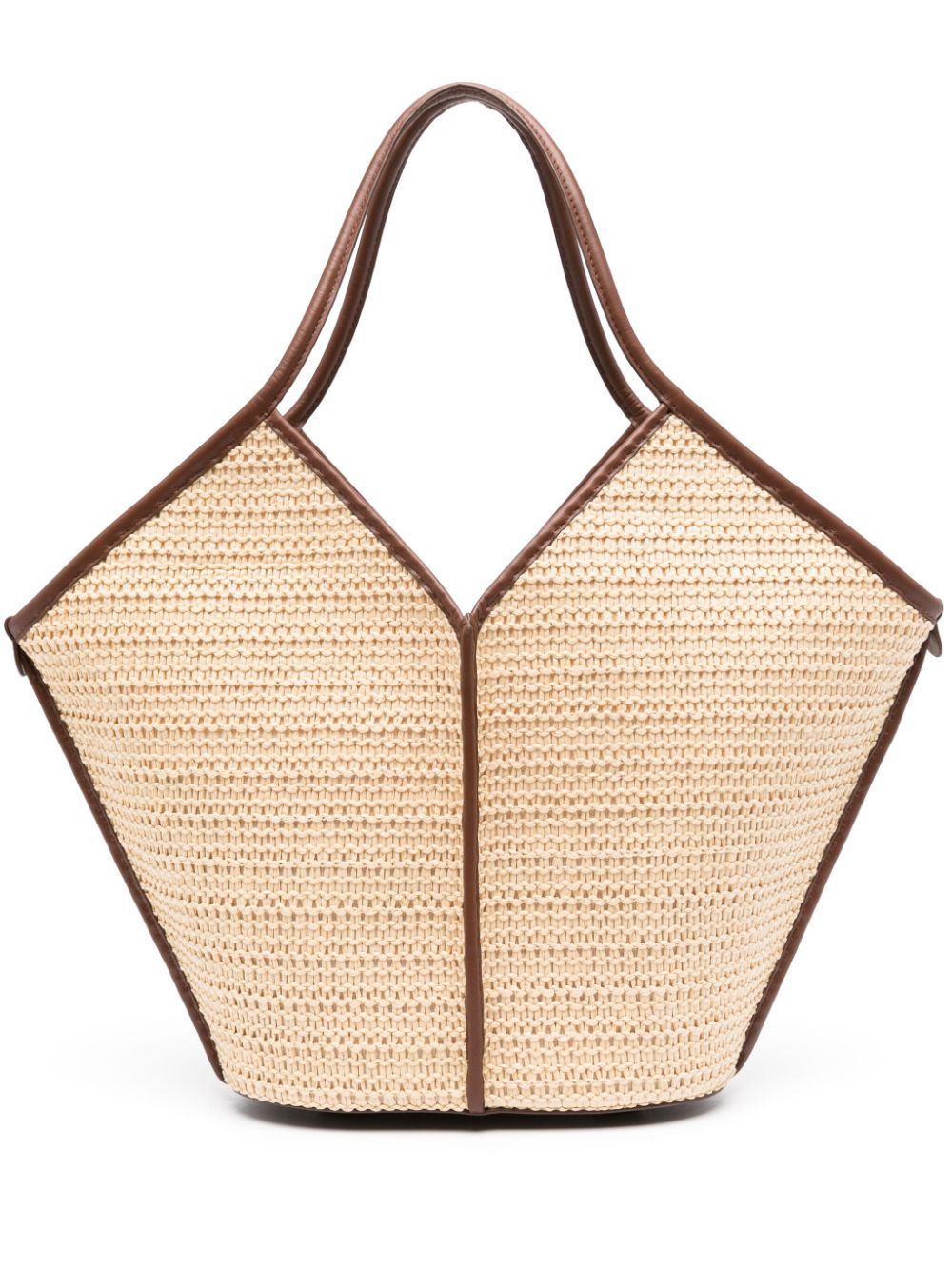 Hereu Bags Leather Brown Raffia