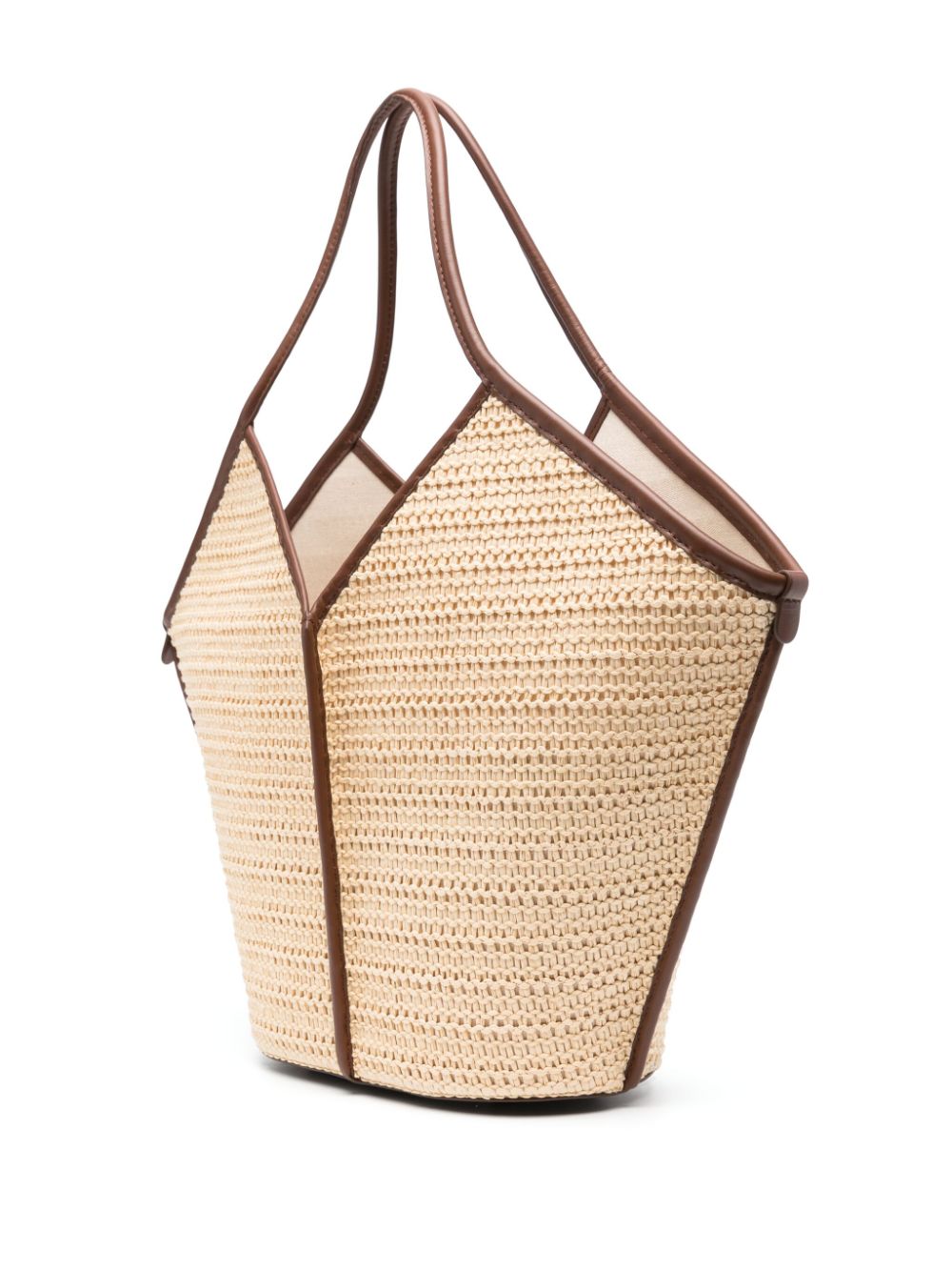 Hereu Bags Leather Brown Raffia