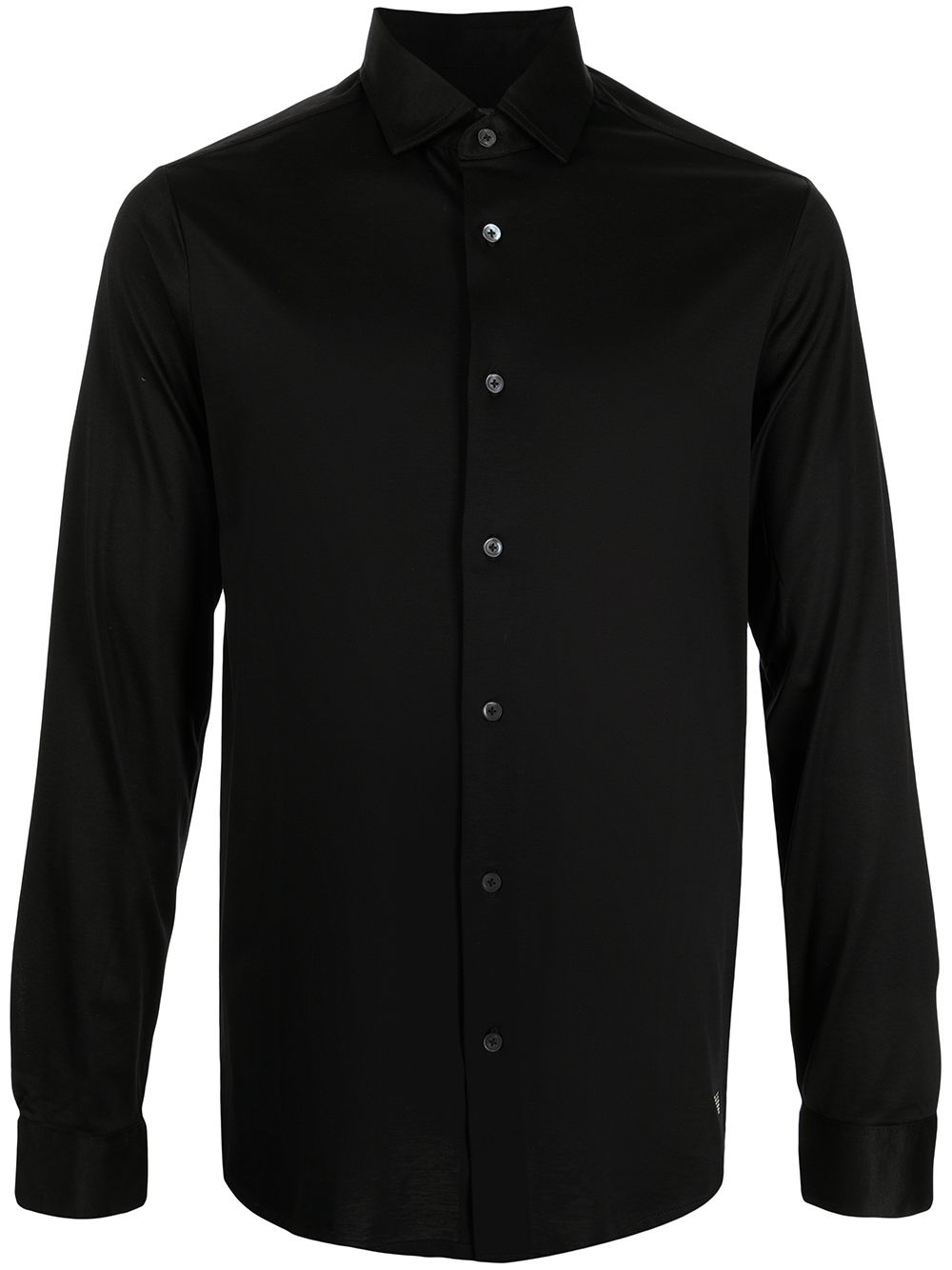 Emporio Armani Shirts Nero Lyocell