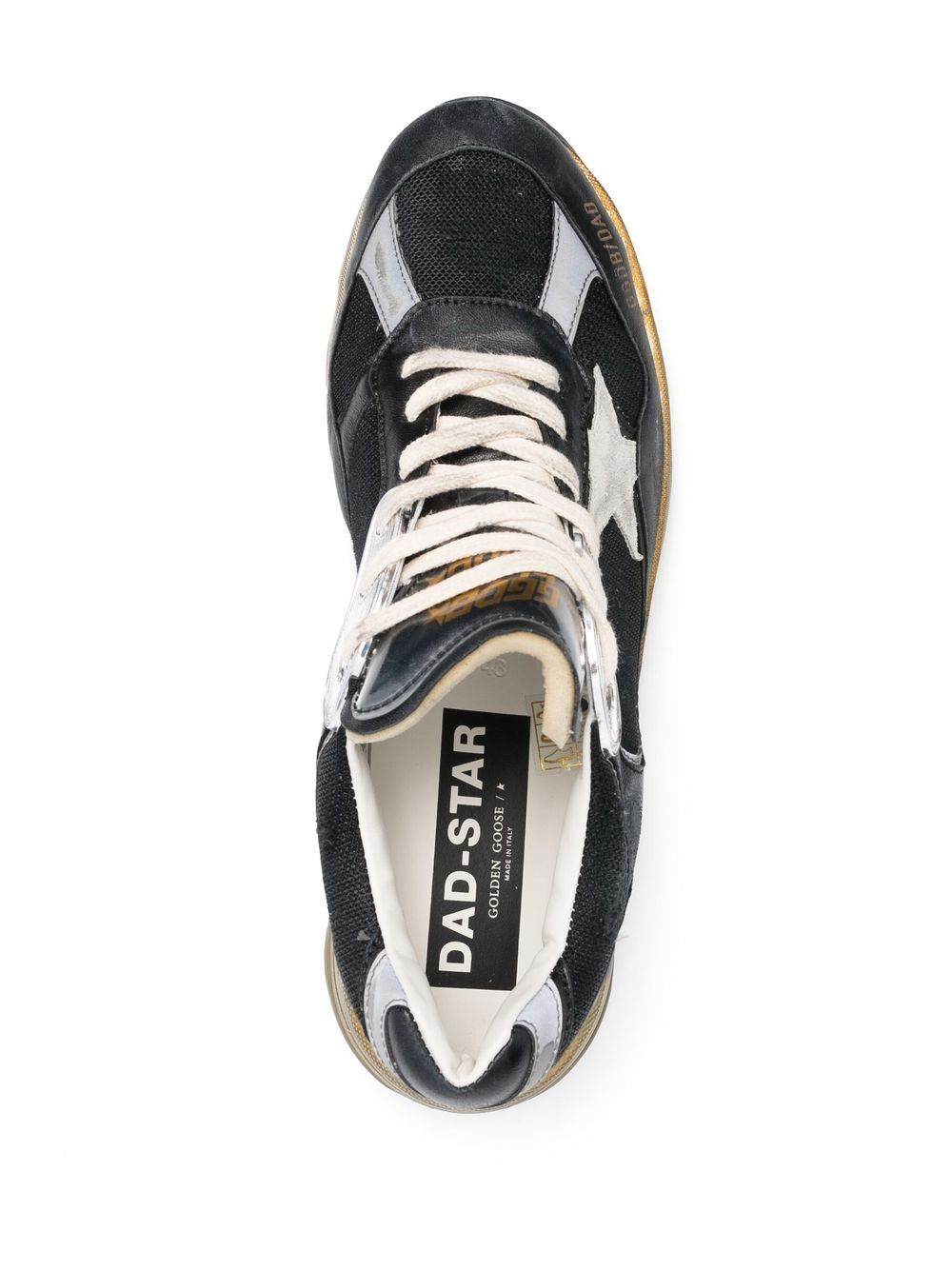 Golden Goose Sneakers Black Lining: Leather
