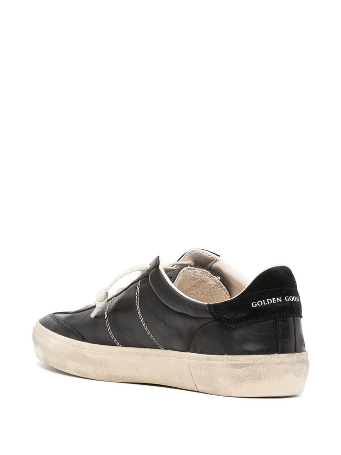 Golden Goose Sneakers Black Calf Leather