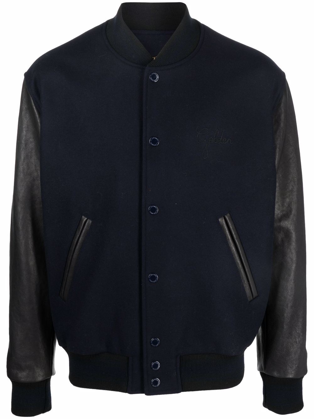 Golden Goose Coats Blue Wool