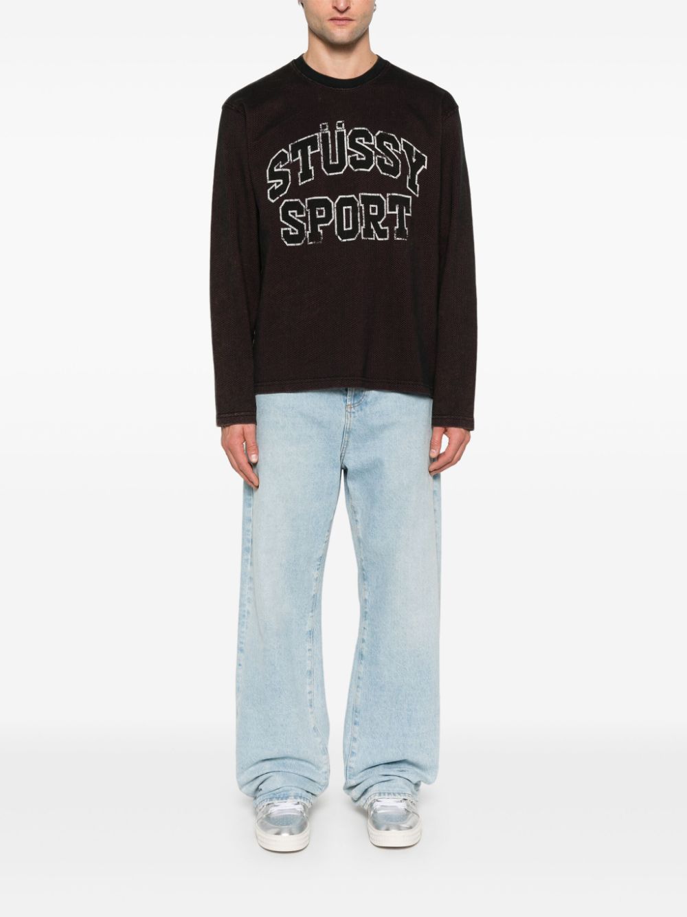 Stussy T-Shirts And Polos Black Cotton Polyester