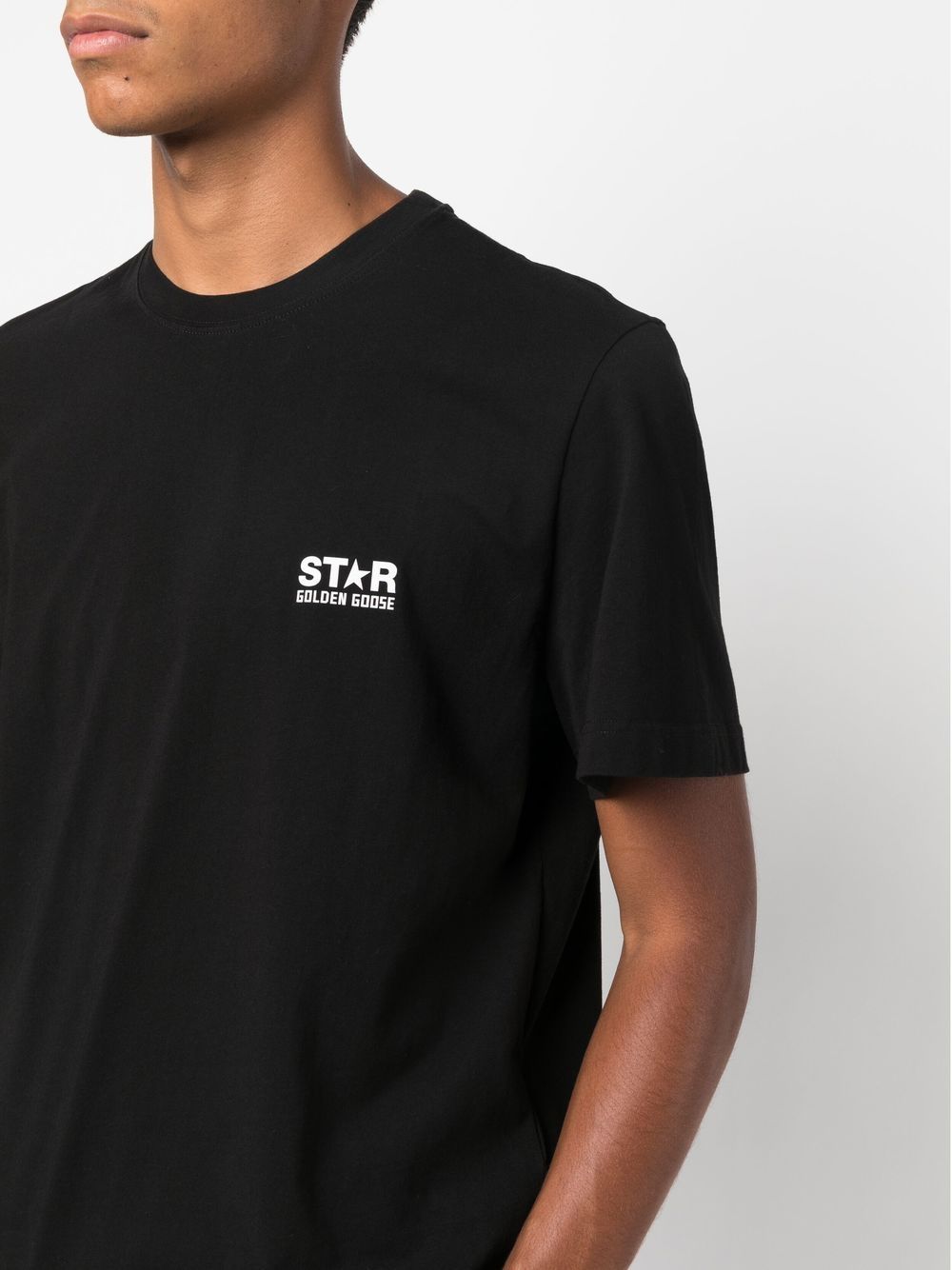 Golden Goose T-Shirts And Polos Black Cotton