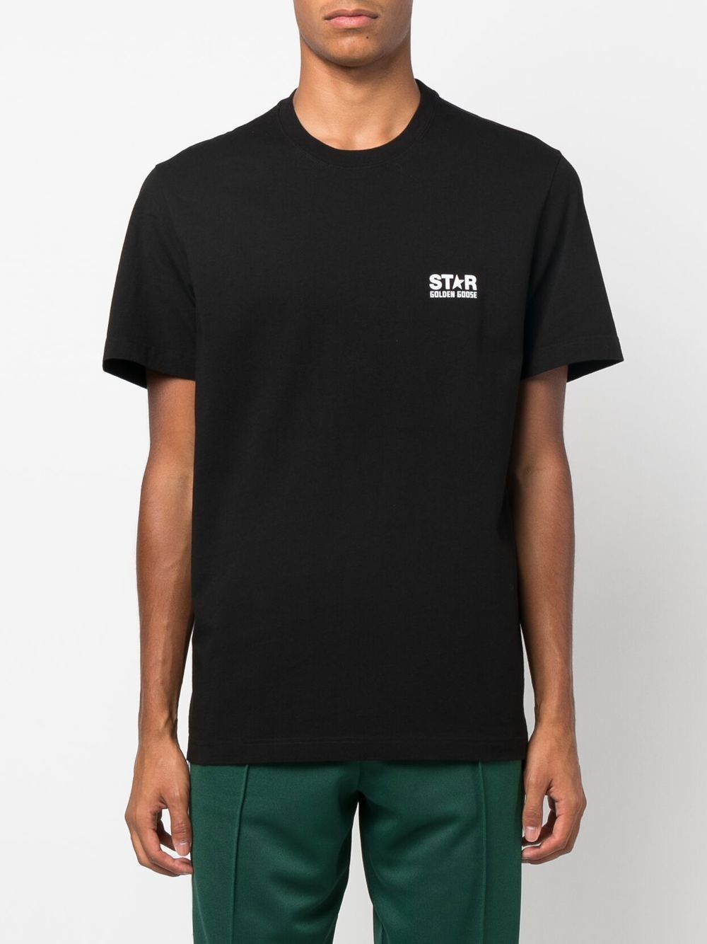 Golden Goose T-Shirts And Polos Black Cotton