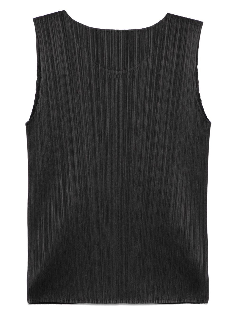 Pleats Please Top Black Polyester