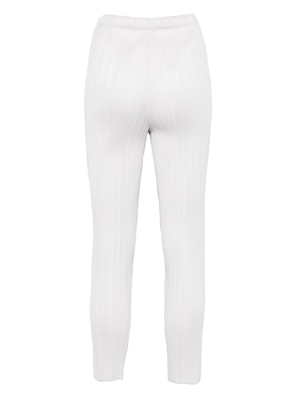 Pleats Please Trousers Light Grey Polyester