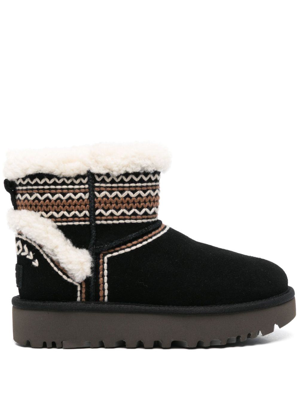 Ugg Boots Black Lining: Recycled Polyester