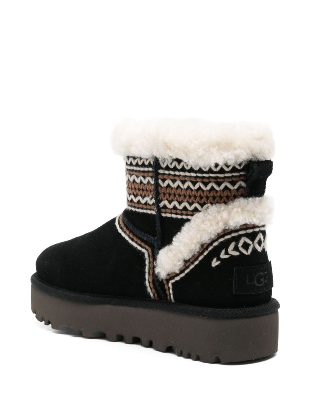 Ugg Boots Black Lining: Recycled Polyester
