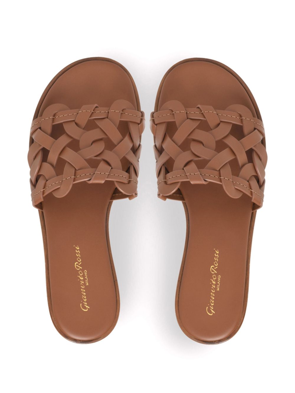 Gianvito Rossi Sandals Leather Brown Calf