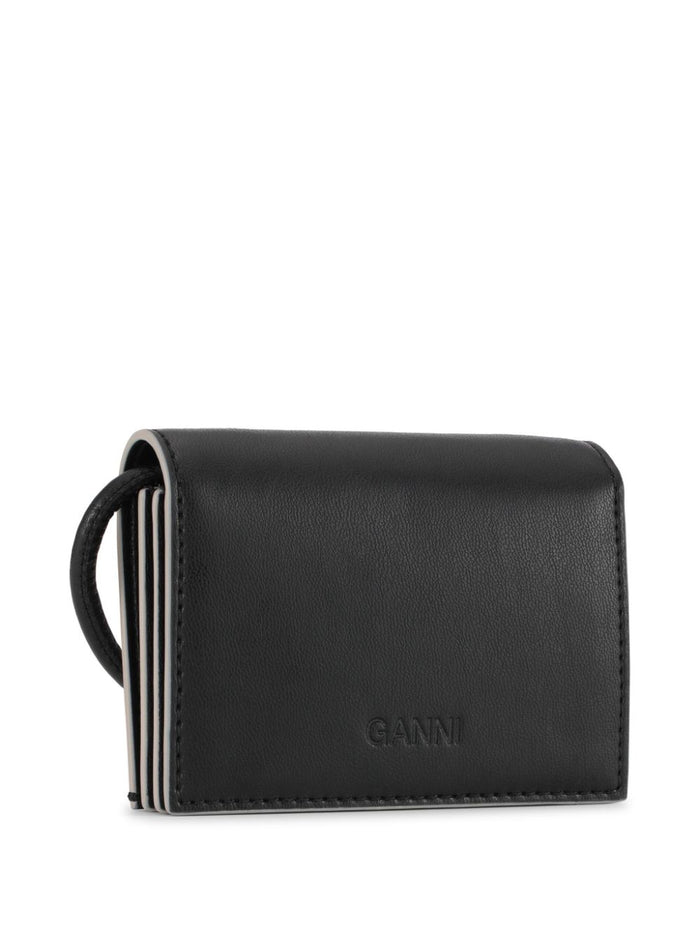 Ganni Bags Black Recycled Leather