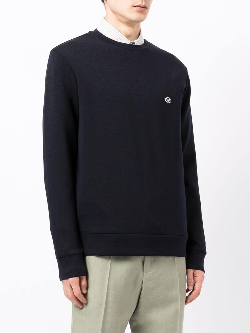 Emporio Armani Sweaters Blu Outer: cotton