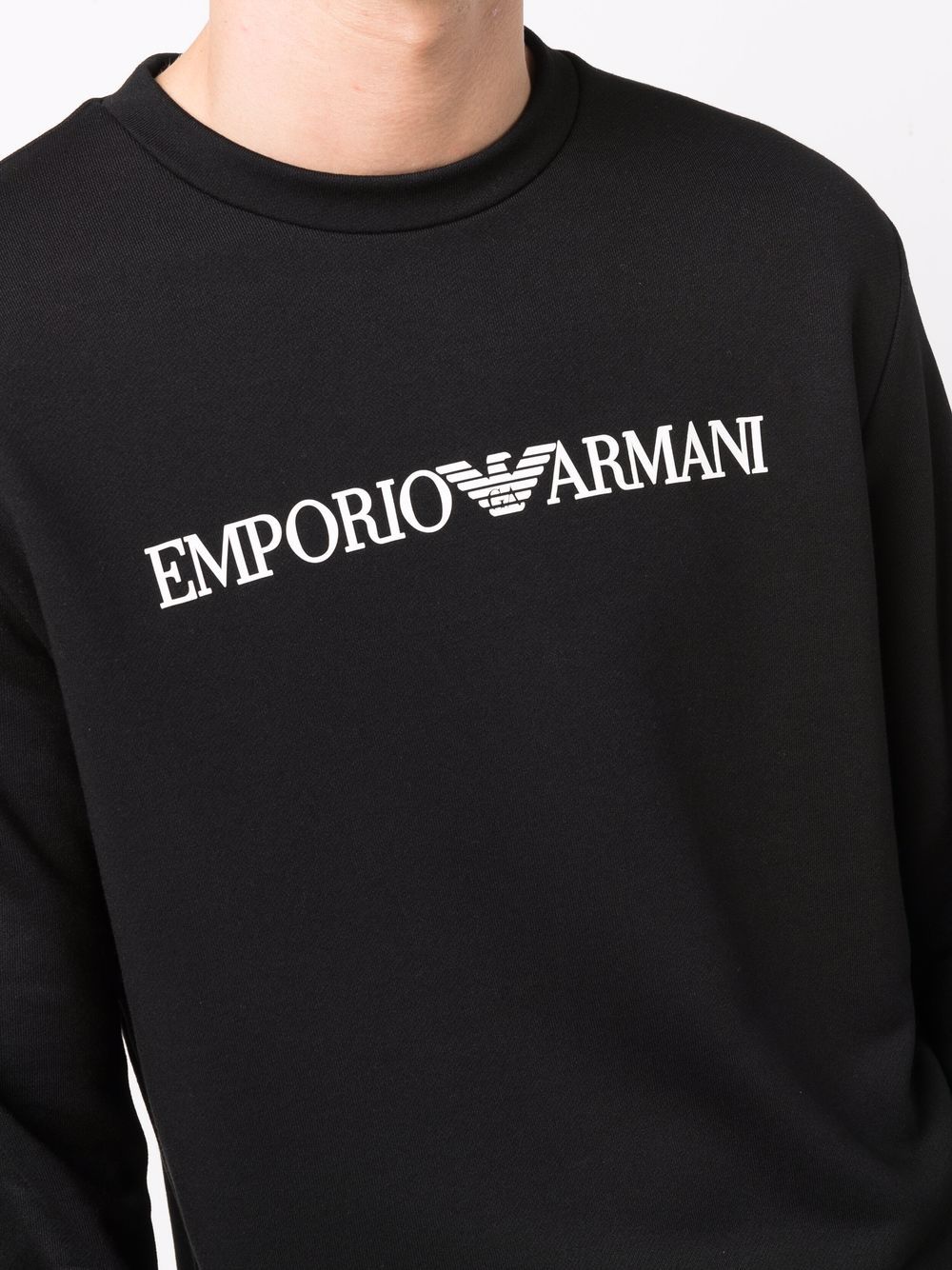 Emporio Armani Sweaters Nero Modal