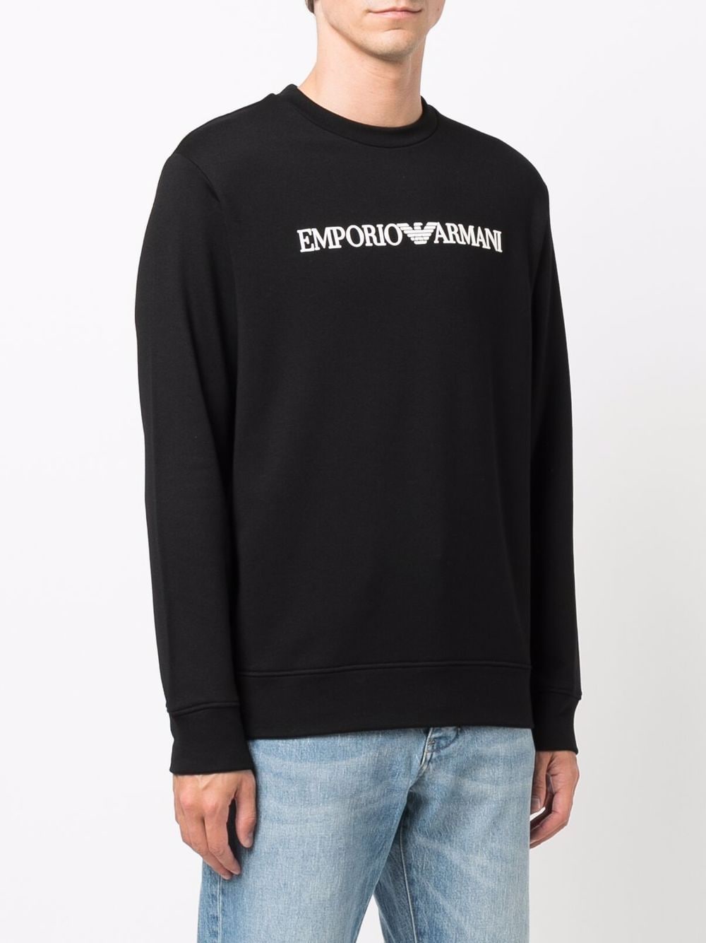 Emporio Armani Sweaters Nero Modal