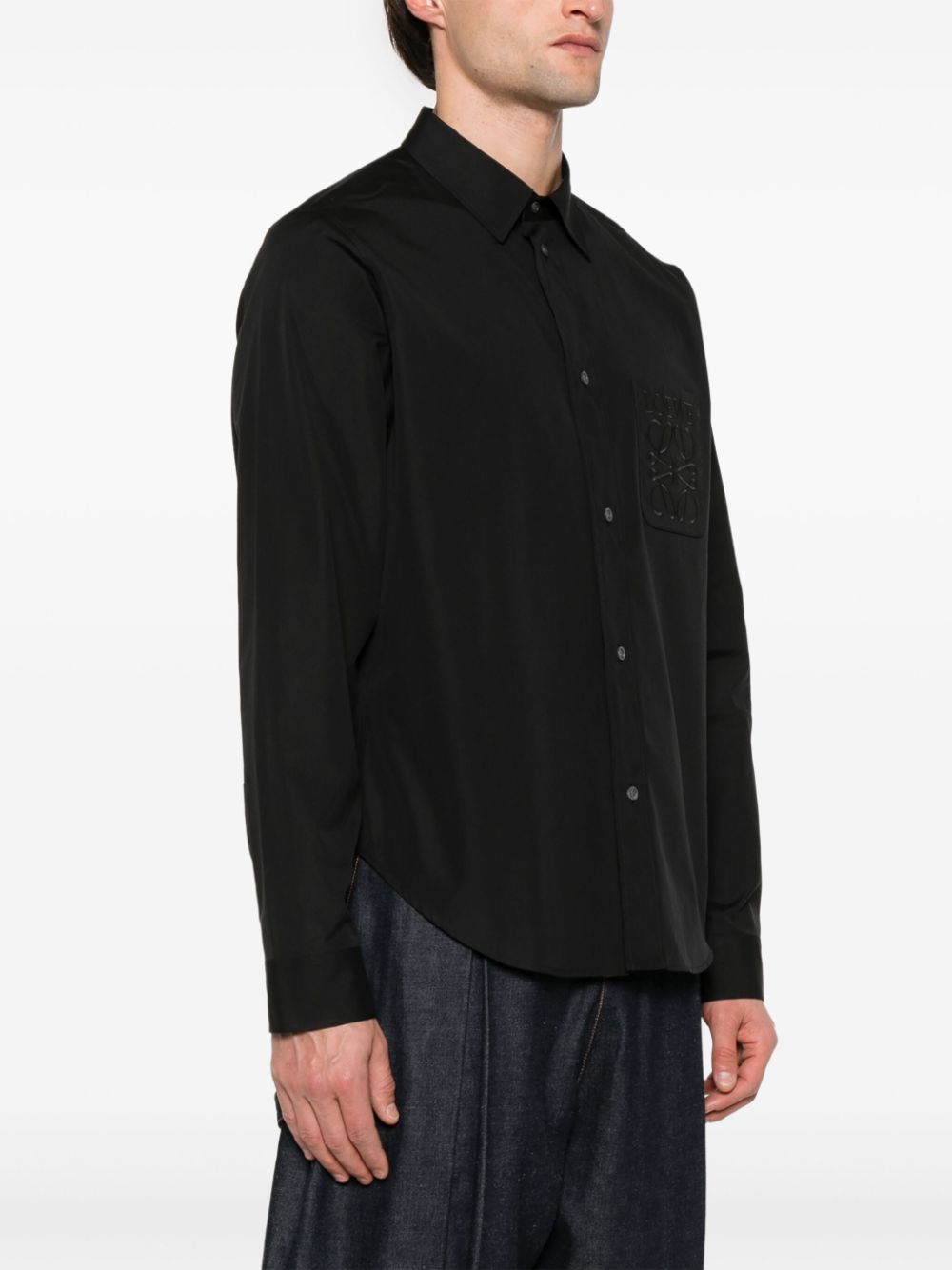 Loewe Shirts Black Cotton
