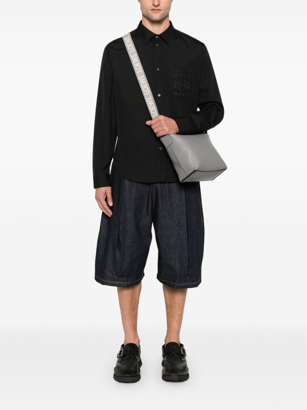 Loewe Shirts Black Cotton