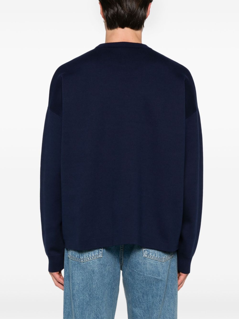 Loewe Sweaters Blue Cotton