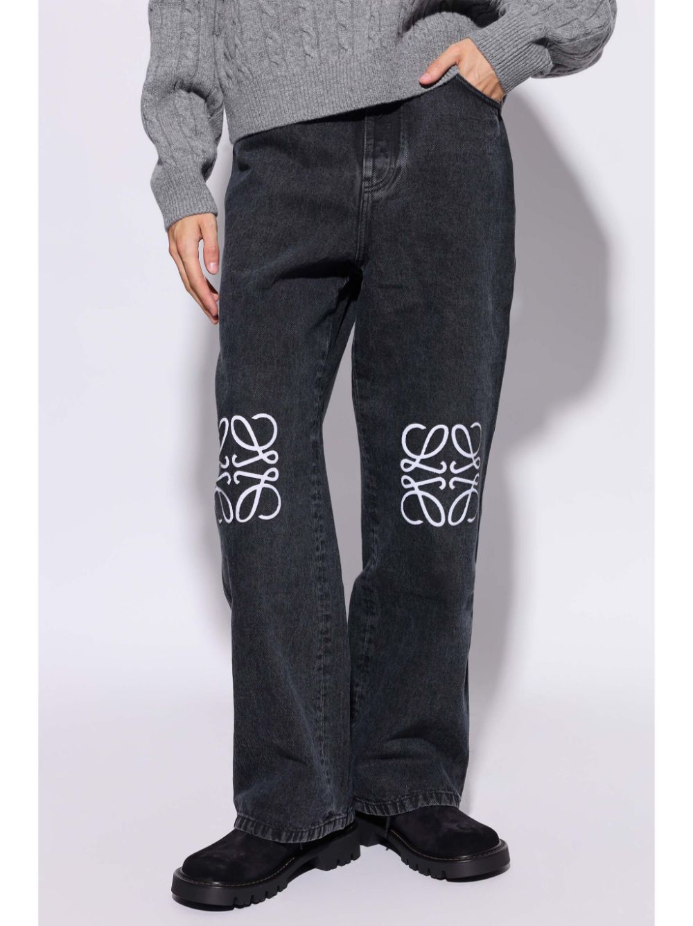 Loewe Jeans Black Cotton