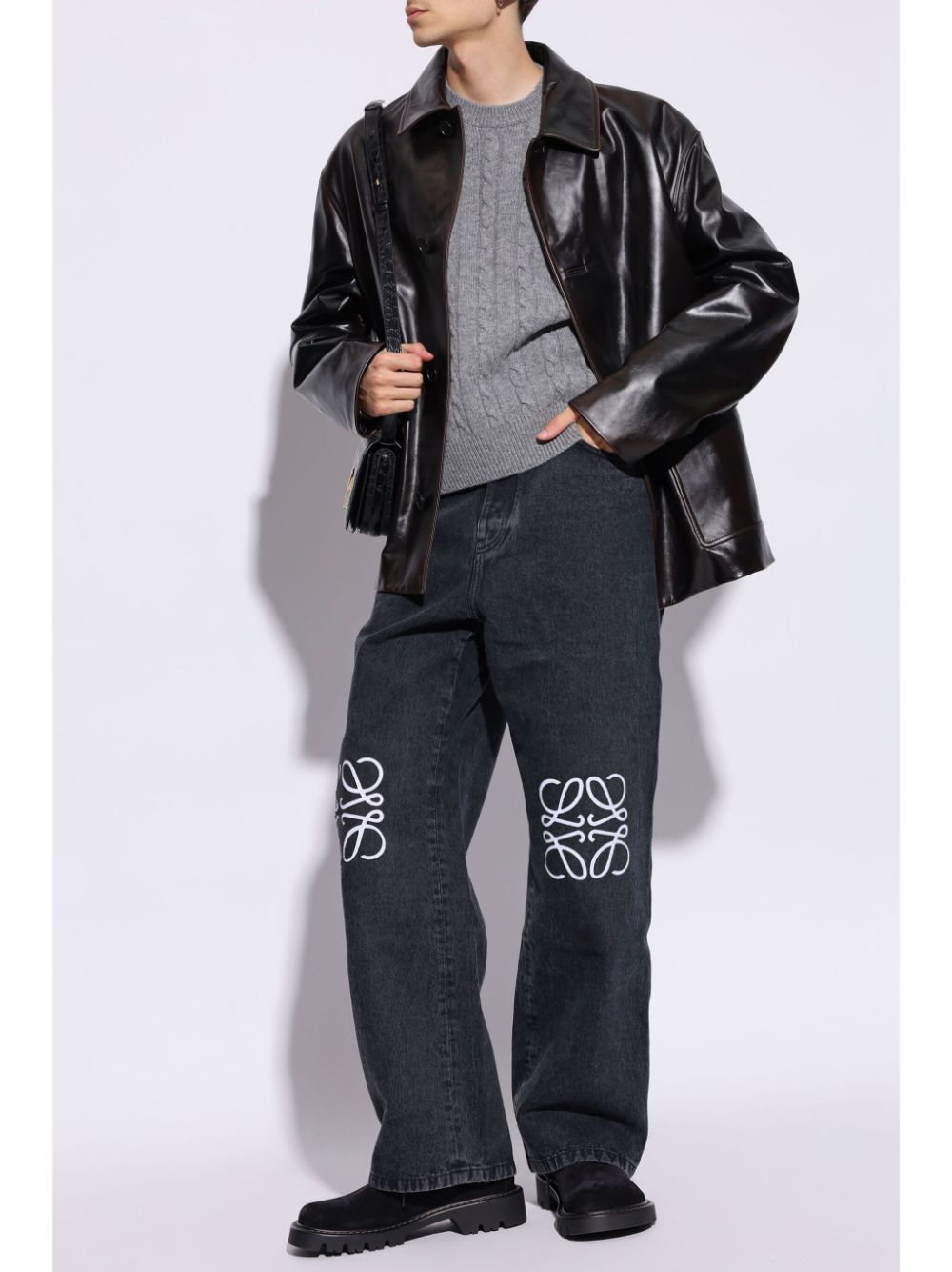 Loewe Jeans Black Cotton
