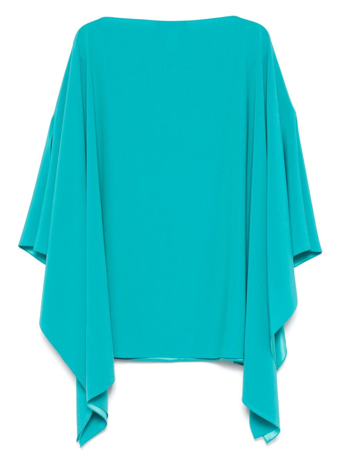 Gianluca Capannolo Top Blue Triacetate Polyethylene