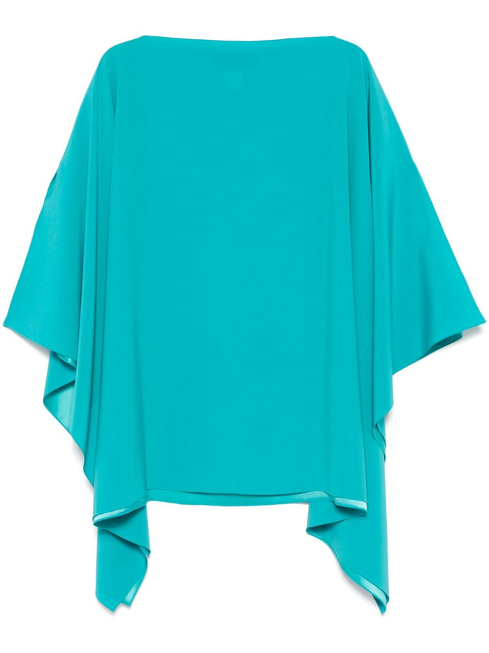 Gianluca Capannolo Top Blue Triacetate Polyethylene
